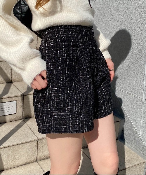 INGNI（イング） パンツ ツイードショートパンツ レディース