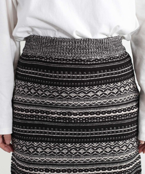 「cepo」 ニットスカート M ロイヤルブルー レディース_画像6