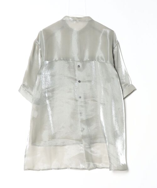 「KATHARINE ROSS」 半袖ブラウス M グリーン レディース_画像2