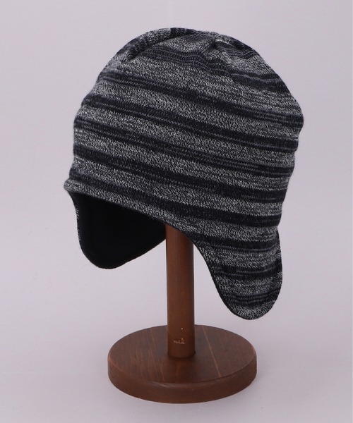 CA4LA（カシラ） ニット帽 ニットキャップ STRIPE KNIT レディース