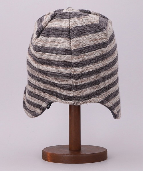 CA4LA（カシラ） ニット帽 ニットキャップ STRIPE KNIT レディース
