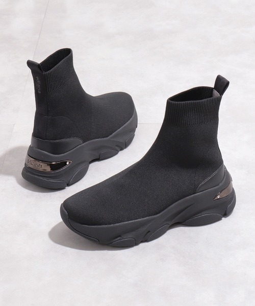 diana（プラスダイアナ） ハイカットスニーカー 24.5cm ブラック