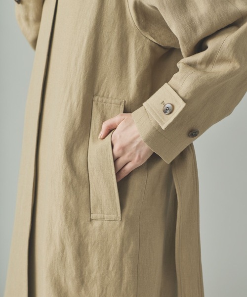 Curensology（カレンソロジー） ステンカラーコート コート /リネン