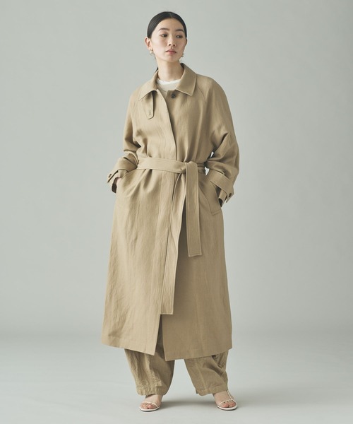 カレンソロジー Curensology &RC ステンカラー コート Curensology（カレンソロジー） ステンカラーコート コート /リネン