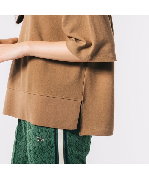 LACOSTE（ラコステ） 半袖ポロシャツ 34 ベージュ レディース 