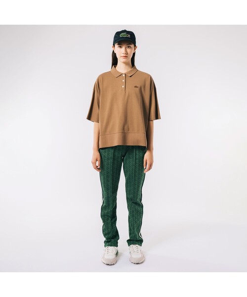 LACOSTE（ラコステ） 半袖ポロシャツ 34 ベージュ レディース 