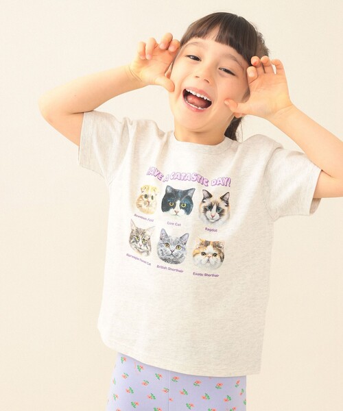 tシャツ 「WEB限定」いぬ ねこ 半袖 Tシャツ 2026SS（90〜140cm）動物 子供服 夏物 まとめ買い キッズ プチプラ 定番