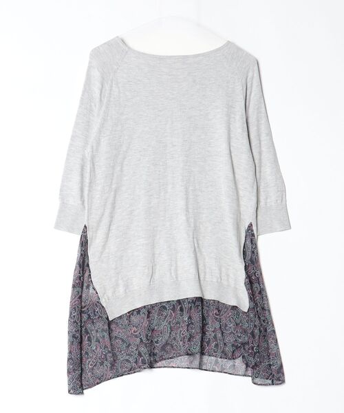 BEARDSLEY（ビアズリー） 7分袖カットソー FREE グレー レディース