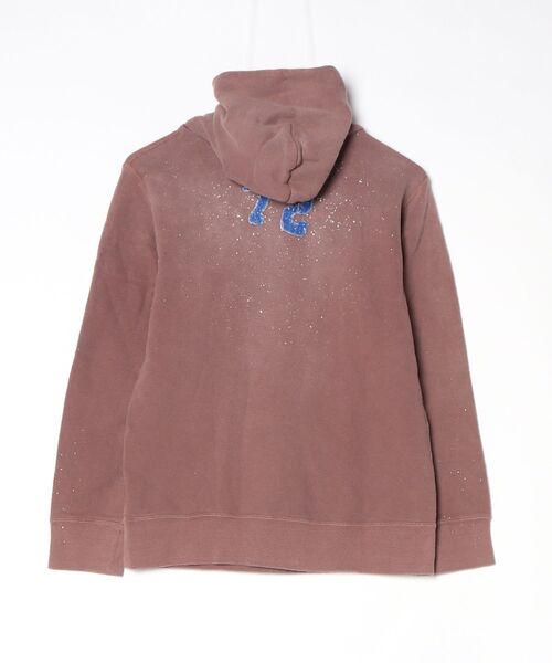 「DENIM DUNGAREE」 プルオーバーパーカー X-LARGE ブラウン レディース_画像2