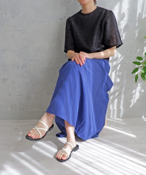「MODE KAORI」 フラットサンダル S ベージュ系その他 レディース_画像9