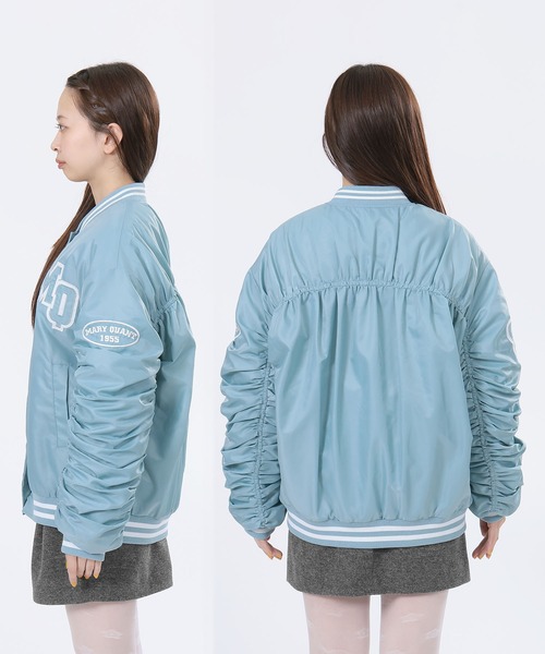 MARY QUANT マリークワント　スタジャン M レディース　ジャンパー MARY QUANT（マリークヮント） スタジャン マリークワント ナイロン