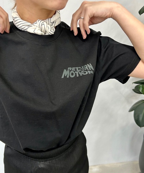 「SANSeLF」 半袖Tシャツ FREE ホワイト レディース_画像3