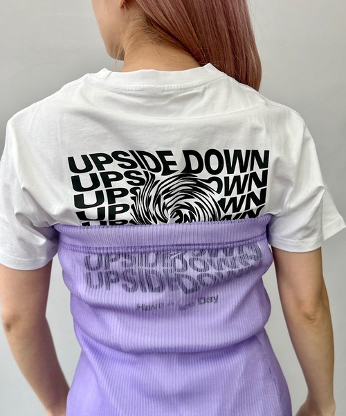 「SANSeLF」 半袖Tシャツ FREE ホワイト レディース_画像7
