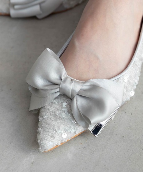 「RANDA」 フラットパンプス 22 アイボリー レディース_画像5