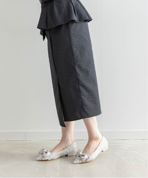 「RANDA」 フラットパンプス 22 アイボリー レディース_画像7