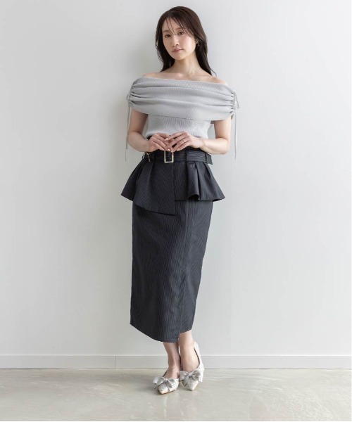 「RANDA」 フラットパンプス 22 アイボリー レディース_画像8