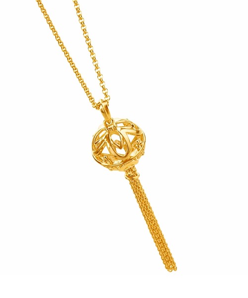 ネックレス 「KONRON/コンロン」Pendant : Tera  80cm SV925 w/K18ゴールドコーティング レディースの画像