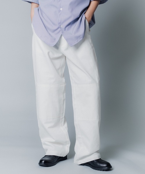 「MandO(Auntie Rosa)」 チノパンツ SMALL カーキ メンズ_画像3