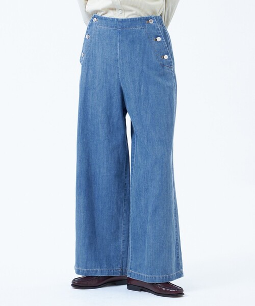 「MACKINTOSH PHILOSOPHY」 デニムパンツ 38 ネイビー レディース_画像2