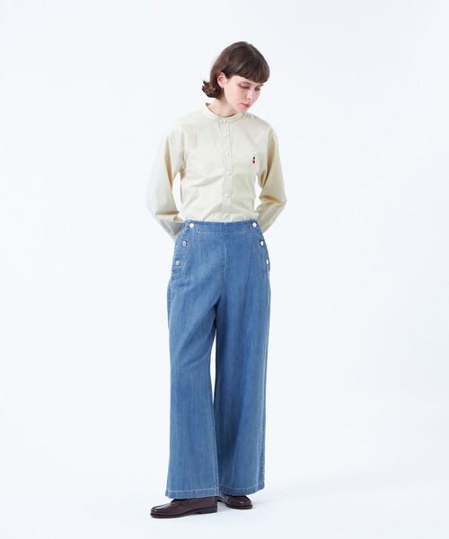 「MACKINTOSH PHILOSOPHY」 デニムパンツ 38 ネイビー レディース_画像3