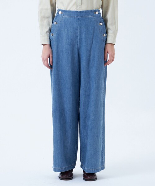 「MACKINTOSH PHILOSOPHY」 デニムパンツ 38 ネイビー レディース_画像5