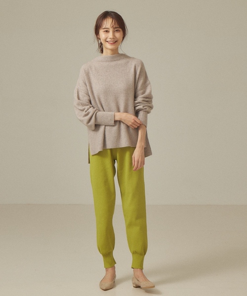 「abahouse mavie」 長袖ニット フリー ダークオレンジ レディース_画像2