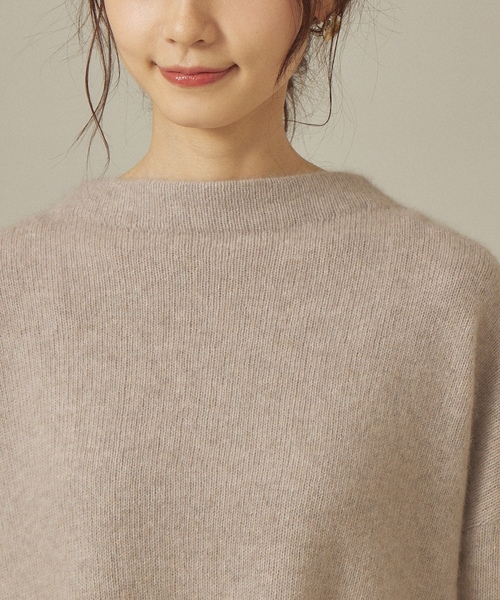 「abahouse mavie」 長袖ニット フリー ダークオレンジ レディース_画像8