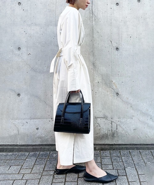 「MAISON BREEZE」 長袖ワンピース FREE ベージュ レディース_画像4