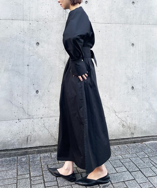 「MAISON BREEZE」 長袖ワンピース FREE ベージュ レディース_画像9