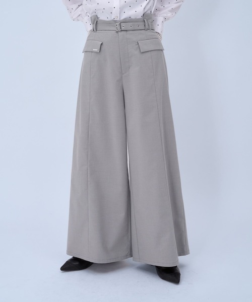 HARE（ハレ） ワイドパンツ パンツ CLEAR TEXTUREキリカエワイドパンツ