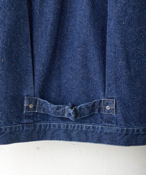 WHIMSIC（ウィムジック） デニムジャケット gジャン 「UNISEX」ネップ