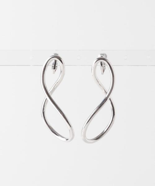 「KBF」 イヤリング（両耳用） ONE シルバー レディース_画像5
