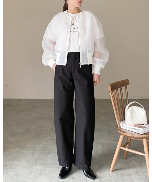 She's Closet ブルゾン アウター ショート丈 ダンボールボンディング