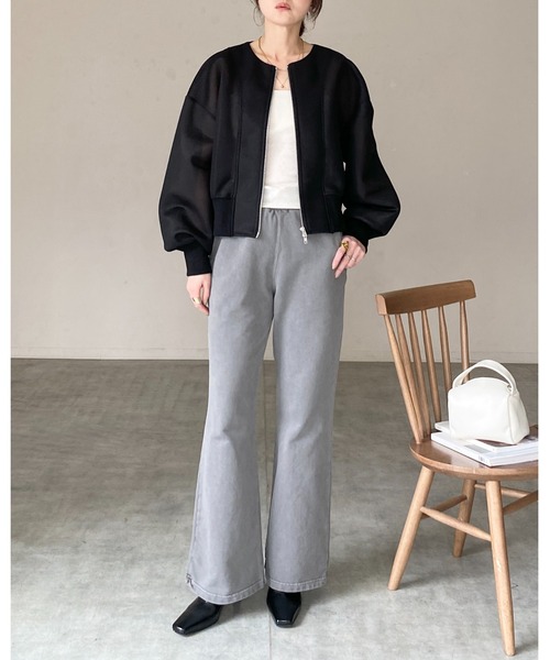 She's Closet ブルゾン アウター ショート丈 ダンボールボンディング