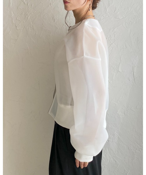 She's Closet ブルゾン アウター ショート丈 ダンボールボンディング