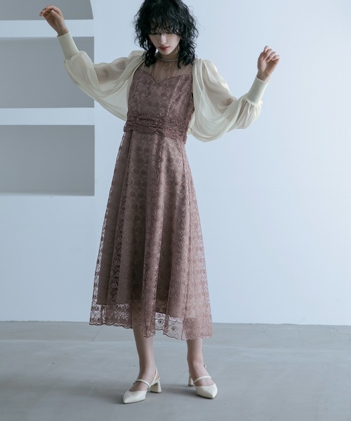 「niana」 長袖ブラウス M グレー レディース_画像2