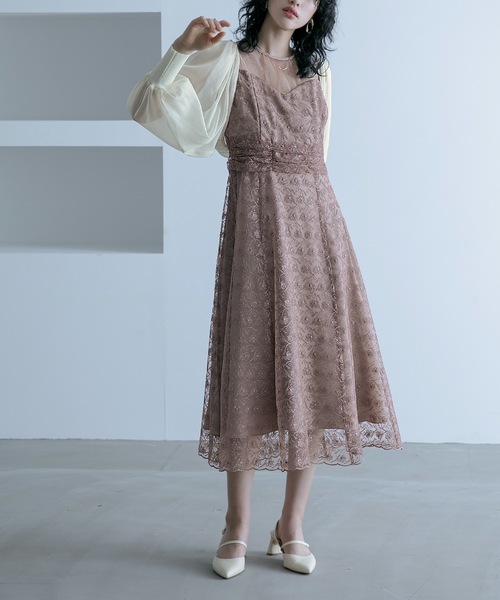 「niana」 長袖ブラウス M グレー レディース_画像4