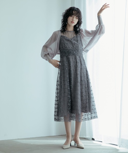 「niana」 長袖ブラウス M グレー レディース_画像8