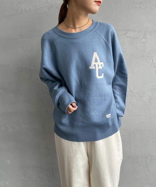 「AMERICANA」 長袖ニット F キナリ レディース_画像6
