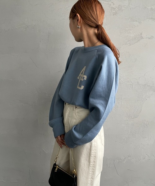 「AMERICANA」 長袖ニット F キナリ レディース_画像9