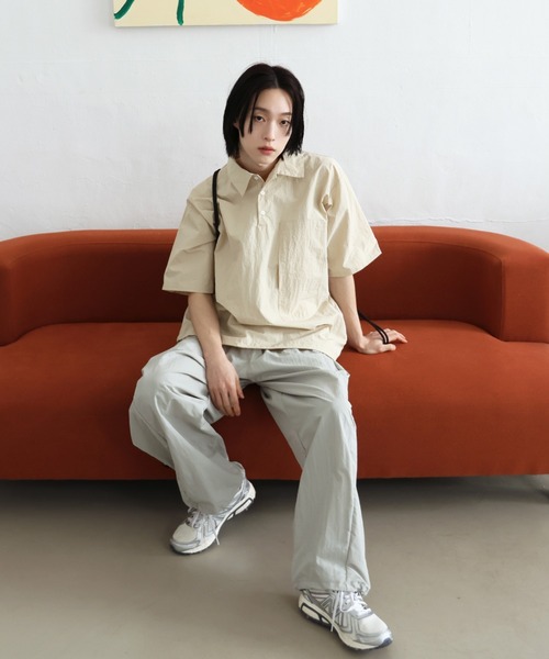 「FOLLOWIN」 イージーパンツ FREE ライトグレー レディース_画像7