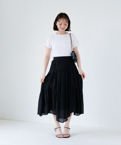flower スカート ブリージーティアードスカート : ZOZOTOWN Yahoo!店