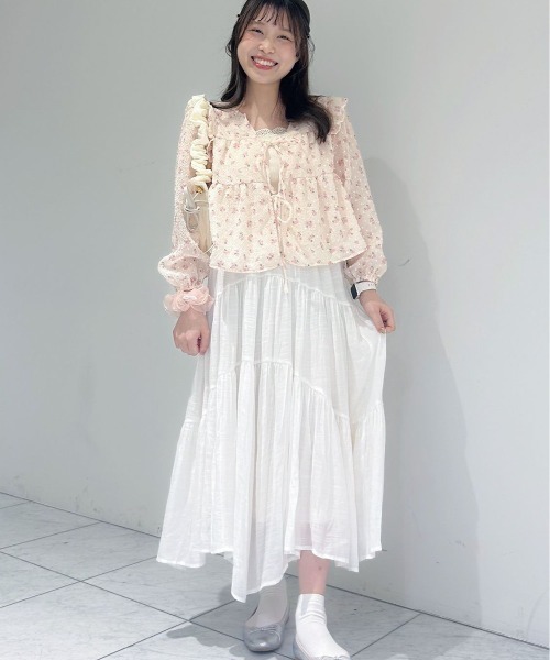 flower スカート ブリージーティアードスカート : ZOZOTOWN Yahoo!店