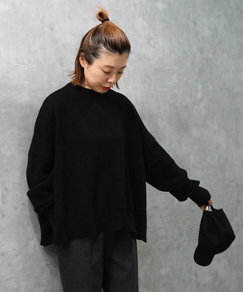「JOURNAL STANDARD LUXE」 長袖ニット FREE ブラウン レディース_画像3
