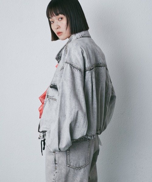 「mici」 デニムジャケット FREE ブルー レディース_画像9
