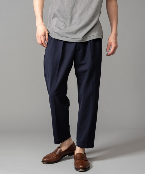「MR.OLIVE」 スラックス MEDIUM オリーブ メンズの画像