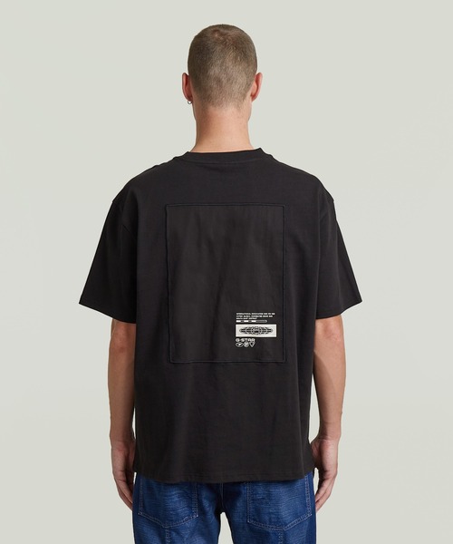 G-STAR RAW tシャツ Back Applique Relaxed T-Shirt/バックアップリケ
