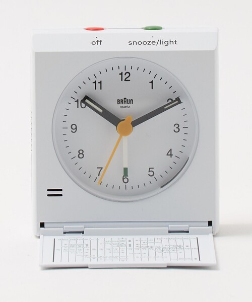 無印良品（MUJI） 時計 デジタル時計・中（アラーム機能付） ホワイト
