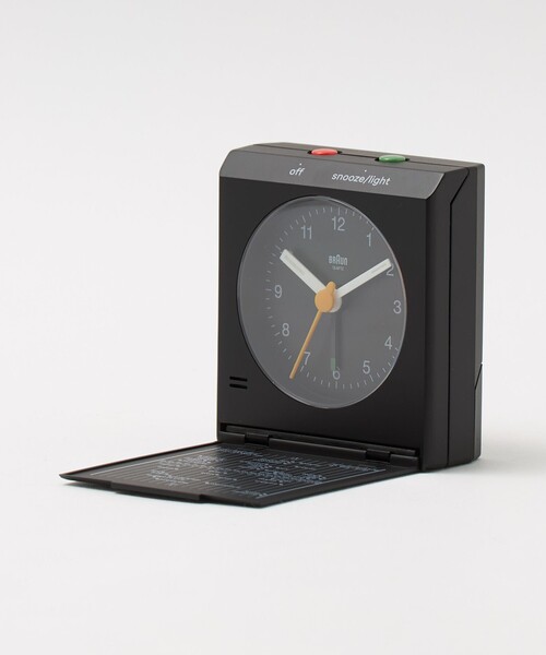 BRAUN トラベルクロックブラック BRAUN（ブラウン） 時計 「BRAUN」TRAVEL ALARM CLOCK BC05 : ZOZOTOWN