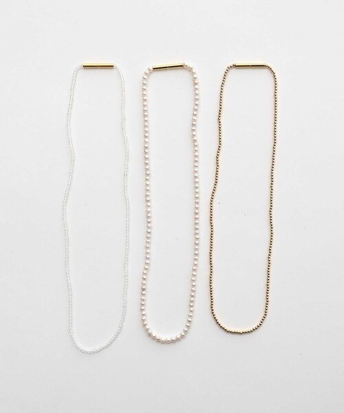 ネックレス 「Drawing Numbers」jour couture /セットネックレス レディースの画像